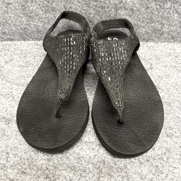 Skechers Women's Meditation-Rock‎ Crown Flat Sandal. Size 7. - Picture 1 of 5